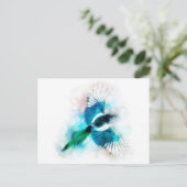 Waterverf van vliegende hondsvogel briefkaart (Staand voorkant)