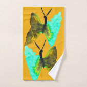 Waterverf van vlinder  bad handdoek (Handdoek)
