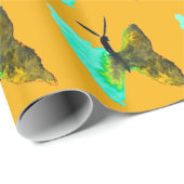 Waterverf van vlinder  cadeaupapier (Rol Hoek)