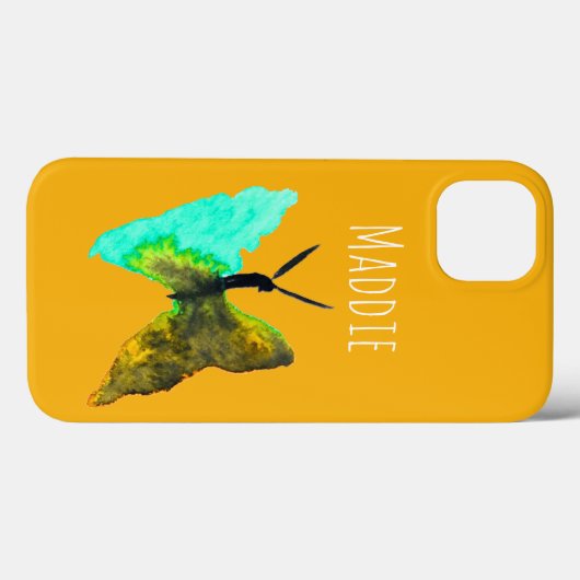 Waterverf van vlinder  Case-Mate iPhone case (Achterkant (horizontaal))