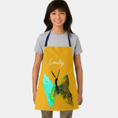 Waterverf van vlinder  schort (Insitu)