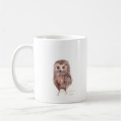 Waterverf van vogelsoorten met boomgaarden koffiemok (Links)