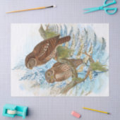 Waterverf van vogelsoorten tissuepapier (Craft)