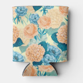 Waterverf van voorjaarstuin blikjeskoeler (Voorkant)