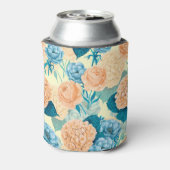 Waterverf van voorjaarstuin blikjeskoeler (Blikje Achterkant)