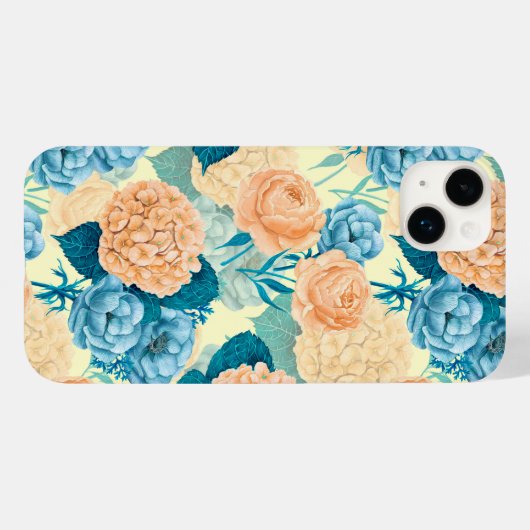 Waterverf van voorjaarstuin Case-Mate iPhone case (Achterkant (horizontaal))