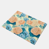 Waterverf van voorjaarstuin deurmat (Schuin)