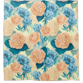 Waterverf van voorjaarstuin douchegordijn (Voorkant)