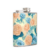 Waterverf van voorjaarstuin heupfles (Rechts)