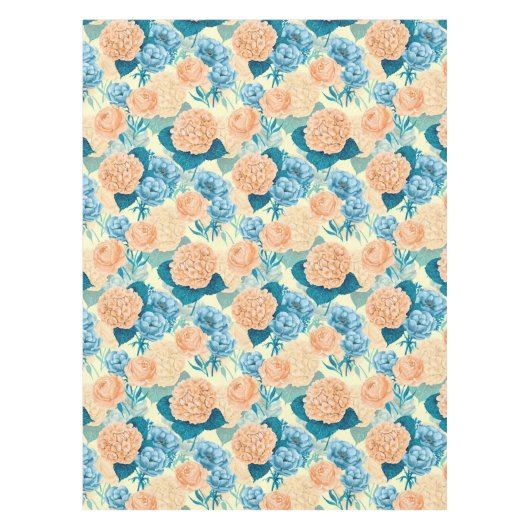 Waterverf van voorjaarstuin tafelkleed (Voorkant)