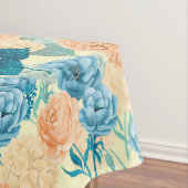 Waterverf van voorjaarstuin tafelkleed (Voorbeeld)