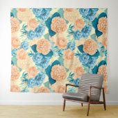 Waterverf van voorjaarstuin wandkleed (In Situ (horizontaal))