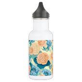 Waterverf van voorjaarstuin waterfles  (Links)