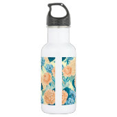 Waterverf van voorjaarstuin waterfles  (Achterkant)