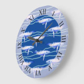 Waterverf van walvis - Grote klok (Hoek)