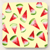 Waterverf van watermeloenen bier onderzetter (Voorkant)