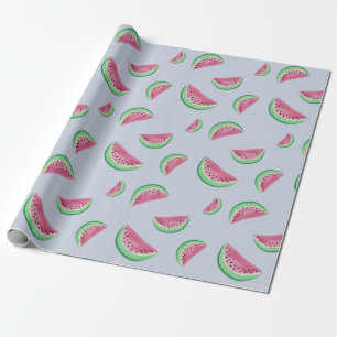 Waterverf van watermeloenen cadeaupapier