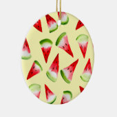 Waterverf van watermeloenen keramisch ornament (Rechts)