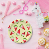 Waterverf van watermeloenen papieren bordje (Feest)