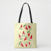 Waterverf van watermeloenen tote bag (Voorkant)
