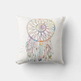 Waterverf van Whimsical Dream Catcher Kussen