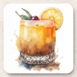 WATERVERF VAN WHISKEY SOUR BIER ONDERZETTER