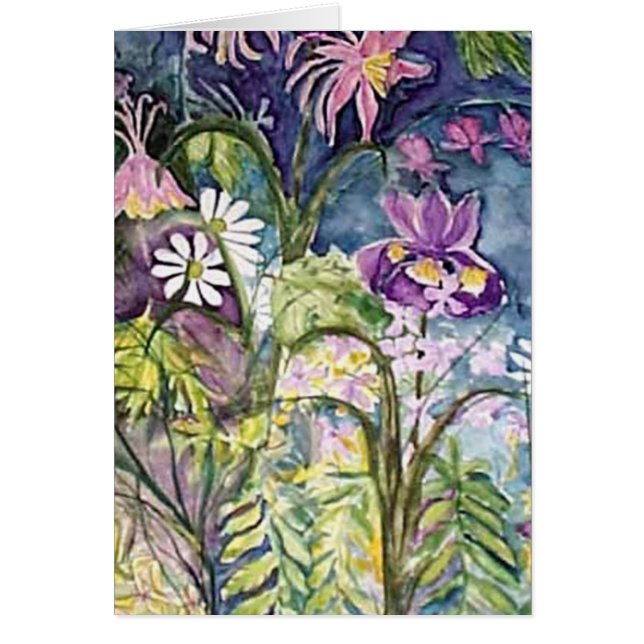 waterverf van wildbloemfantasie (Voorkant)