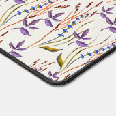 Waterverf van wilde bloemen afdrukken bureaumat (Hoek)