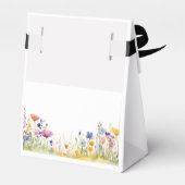 Waterverf van wilde bloemen bedankdoosjes (Achterkant)