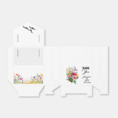 Waterverf van wilde bloemen bedankdoosjes (Uitgevouwen)