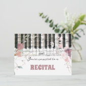 waterverf van wilde bloemen overweging kaart (Staand voorkant)