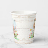 Waterverf van wilde bloemen paasbroodrooster papieren bekers (Links)