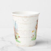 Waterverf van wilde bloemen paasbroodrooster papieren bekers (Rechts)