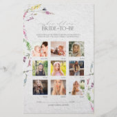 Waterverf van wilde bloemen Vloeibaar Vrijgezellen (Voorkant)