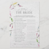 Waterverf van wilde bloemen Vloeibaar Vrijgezellen (Voorkant)