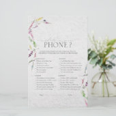 Waterverf van wilde bloemen Vloeibaar Vrijgezellen (Staand voorkant)