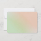 Waterverf van wilde bloemen Weddenschap RSVP (Achterkant)