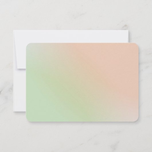 Waterverf van wilde bloemen Weddenschap RSVP (Achterkant)