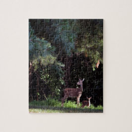 Waterverf van wilde dieren legpuzzel