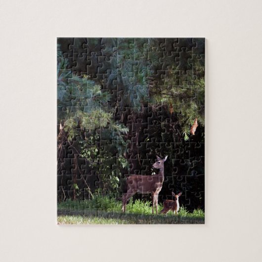 Waterverf van wilde dieren legpuzzel (Verticaal)