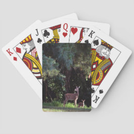 Waterverf van wilde dieren pokerkaarten