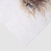 Waterverf van wilde paarden tissuepapier (Detail)