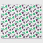 Waterverf van wildViolet charmeren Cadeaupapier (Vlak)