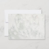 Waterverf van winterbessen Botanische bruiloft RSV RSVP Kaartje (Achterkant)