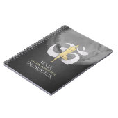 Waterverf van Yoga Instructor Meditation Pose OM S Notitieboek (Linkerzijde)