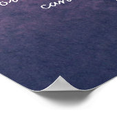 Waterverf van Yoga Instructor Meditation Pose OM S Poster (Hoek)