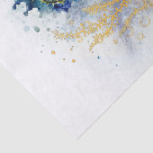 Waterverf van zeeen paarden tissuepapier (Detail)