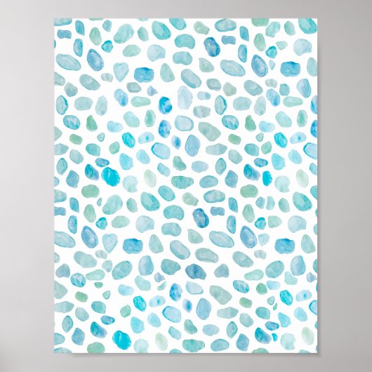 Waterverf van zeeen  poster (Voorkant)