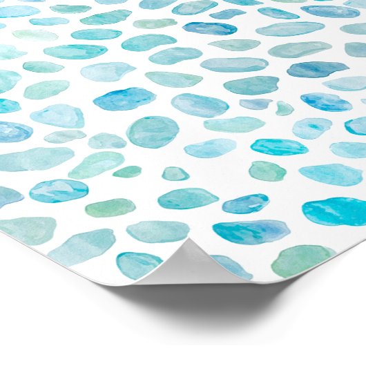 Waterverf van zeeen  poster (Hoek)