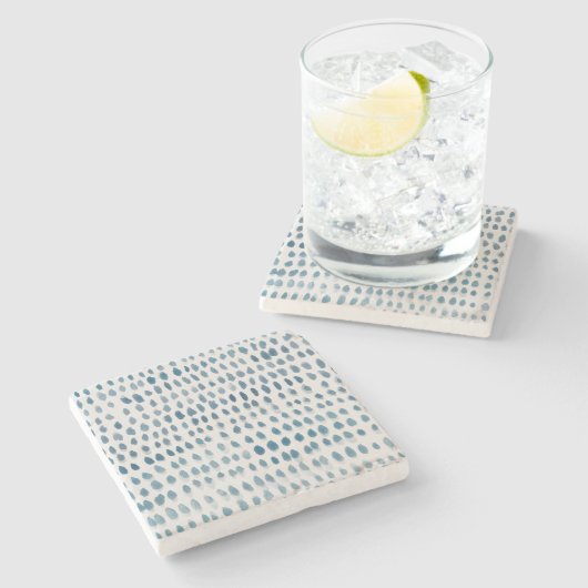 Waterverf van zeeglazen Onderzetter van marmer (Zijkant)